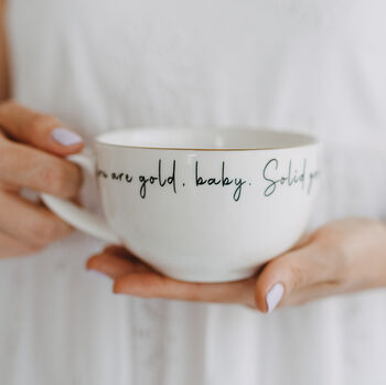 Hidden Message Mug You Are Gold, Baby, 5 of 9