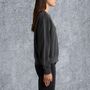 Women's Hoy Explore Sweater Washed Black, thumbnail 4 of 6