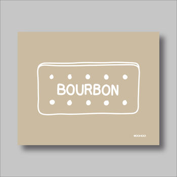 Bourbon Biscuit Print Four Colour Options, 7 of 10