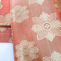 Floral Silk Sari Purse, Coral Sheen Evening Bag, Handmade Clutch Bag, thumbnail 4 of 6