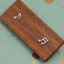 Mismatched Music Notes Stud Earrings, thumbnail 3 of 10