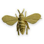 Gold Vermeil Honey Bee Brooch, thumbnail 1 of 5