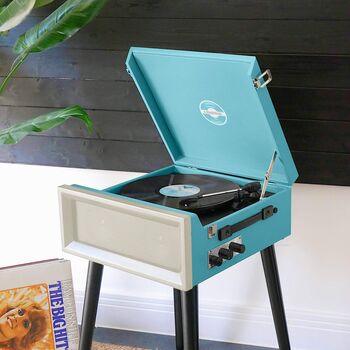 Retro Style Record Player On Legs, 4 of 6