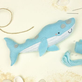 Sew Your Own Wilma The Whale Felt Sewing Kit, 3 of 9