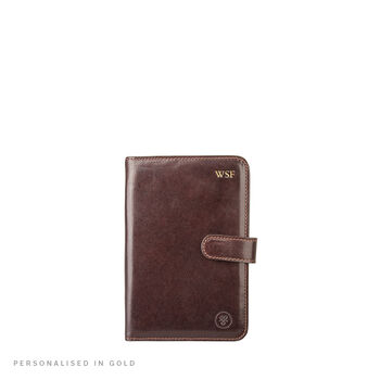 Personalised Leather Travel Document Holder 'Vieste', 3 of 10