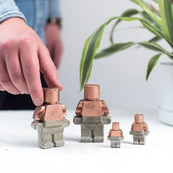 Robot Copper Concrete Family Set Variations Available, 6 of 12