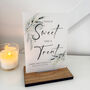 Botanical Personalised Love Is Sweet Sign Opaque, thumbnail 4 of 5