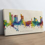 Manchester Cityscape Skyline Print, thumbnail 10 of 12