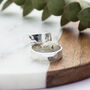 Personalised Hammered Wide Ring, thumbnail 1 of 9