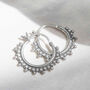 Sterling Silver Tangier Hoops, thumbnail 4 of 5