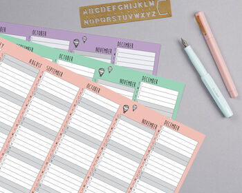 2026 Whole Year Wall Calendar, 4 of 5