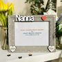 Personalised Nanna Photo Frame Birthday Gift For Her, thumbnail 3 of 9