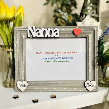 Personalised Nanna Photo Frame Birthday Gift For Her, 3 of 9