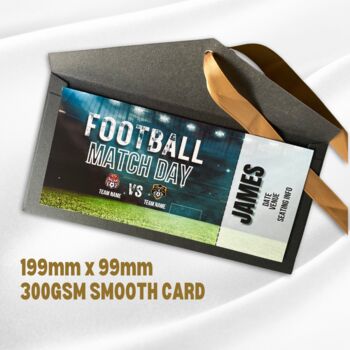 Personalised Football Match Ticket, 2 of 4