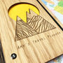 Personalised Wooden Travel Planner Notebook, thumbnail 2 of 4