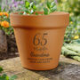 Personalised Big Age Terracotta Plant Pot, thumbnail 5 of 8
