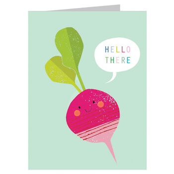 Mini Radish Greetings Card, 2 of 5
