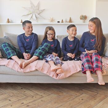 Personalised Embroidered Sausage Dog Family Pyjamas, 6 of 12