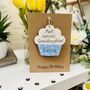 Personalised Granddaughter Birthday Card Cake Keepsake, thumbnail 1 of 4