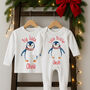 Personalised Christmas Matching Sibling Set Penguin, thumbnail 2 of 4