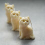 Cute Standing Cat Candle | Kitten Candle, thumbnail 1 of 4