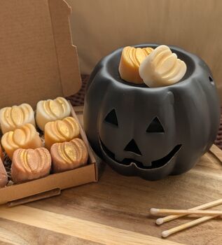 Halloween Wax Melt Burner Set For Halloween Decor, 2 of 8