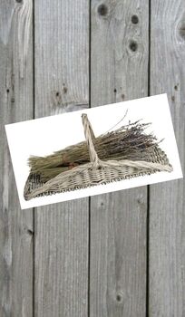 Willow Flower Trug Grey, 4 of 8