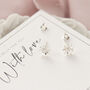 Little Sterling Silver Daisy Stud Earrings, thumbnail 2 of 11