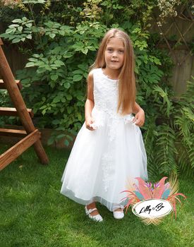Naomi Flower Girl Dress ~ Lilly + Bo Collection, 3 of 7