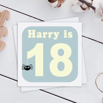 Personalised Children's Birthday Animal Age Card, 6 of 10