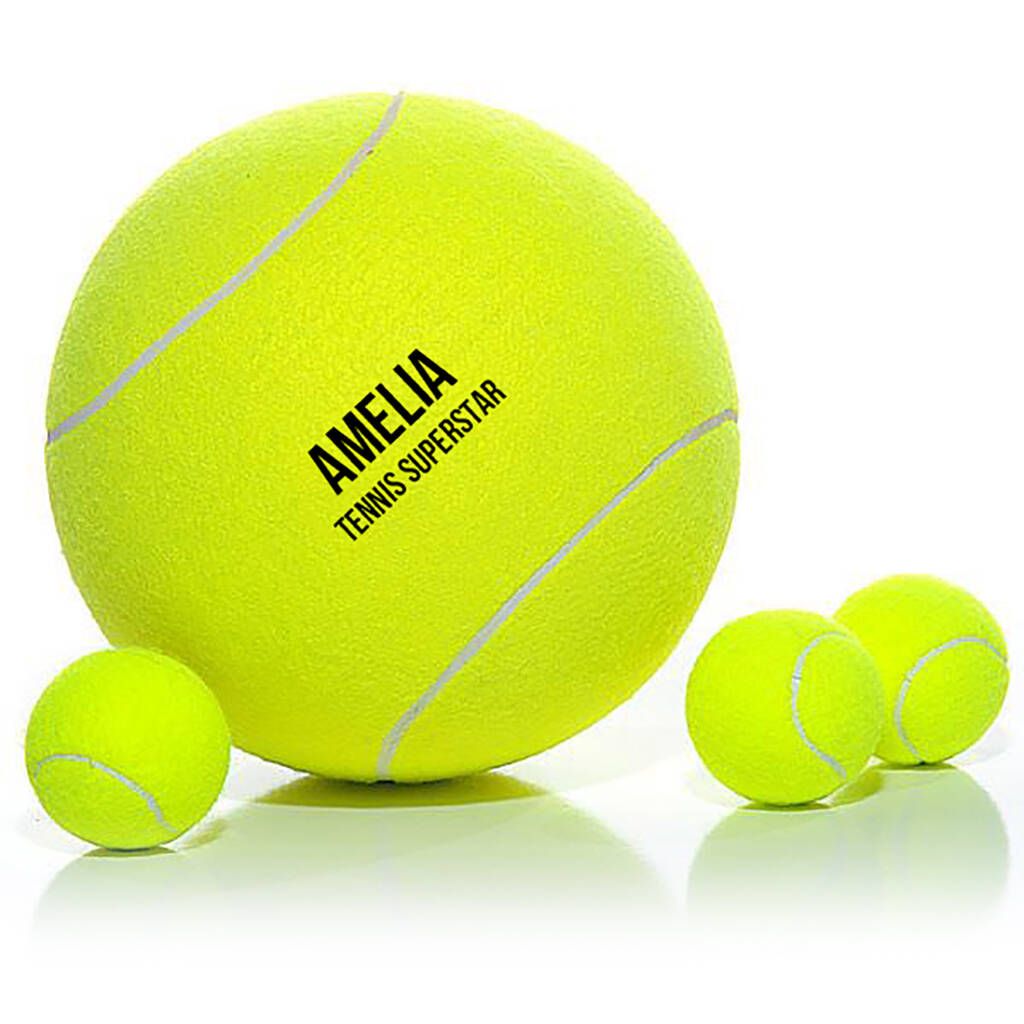 Personalised Jumbo Giant Tennis Ball By We Print Balls
