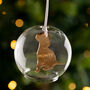 Personalised Pet Dog Glass Dome Bauble, thumbnail 3 of 6