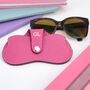 Personalised Monogram Leather Sunglasses Protector, thumbnail 2 of 5