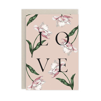 Spring Blossom 'Love' Botanical Card, 2 of 2