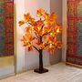 LED Warm White Light Up Maple Leaf Autumn Tree, thumbnail 3 of 9