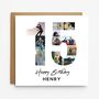 Personalised 15th Birthday Photo Collage Card, thumbnail 1 of 8