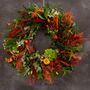 Bright Autumn Fresh Wreath Making Kit, thumbnail 2 of 5