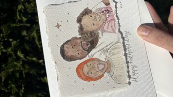A5 Personalised Fathers Day Illustrated Card, 2 of 4