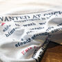 'Wanted: For Washing Up Duties' Tea Towel Gift For Husband, thumbnail 3 of 4