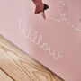 Personalised Large Pink Bee Toy Box, thumbnail 2 of 4