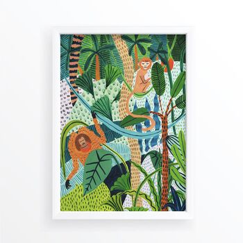 Jungle Monkeys Art Print, 3 of 7