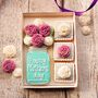 Hand Iced Mothers Day Mason Jar Cookie Letterbox Gift, thumbnail 1 of 3