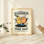 'Squeeze The Day' Cute Retro Lemon And Sun Print, thumbnail 4 of 8