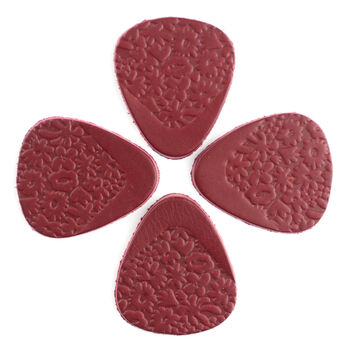 Leather Tones Texture Ukulele Picks In A Gift Tin, 4 of 6