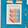 Joyful Rainbow Print, thumbnail 3 of 4