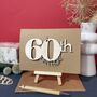 Personalised Wooden 60th Birthday Card, thumbnail 6 of 10