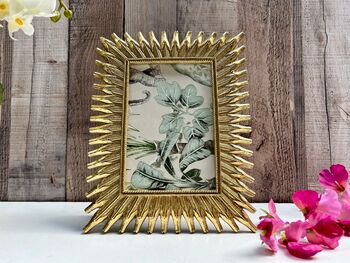 Gold Starburst Photo Picture Frame 6x4 Inch, 8 of 9