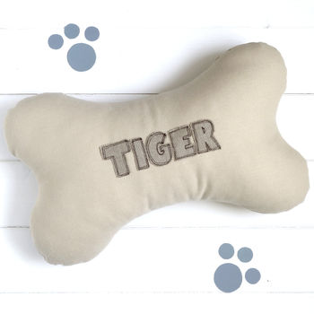 Personalised Dog Bone Cushion Gift, 3 of 10