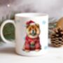 Personalised Chow Chow In Christmas Jumper Mug, thumbnail 1 of 2