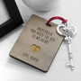 Personalised Couple's Key To My Heart Keepsake, thumbnail 1 of 5